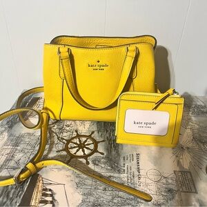 Kate Spade Jackson small handbag triple compartment Crossbody Top Handle